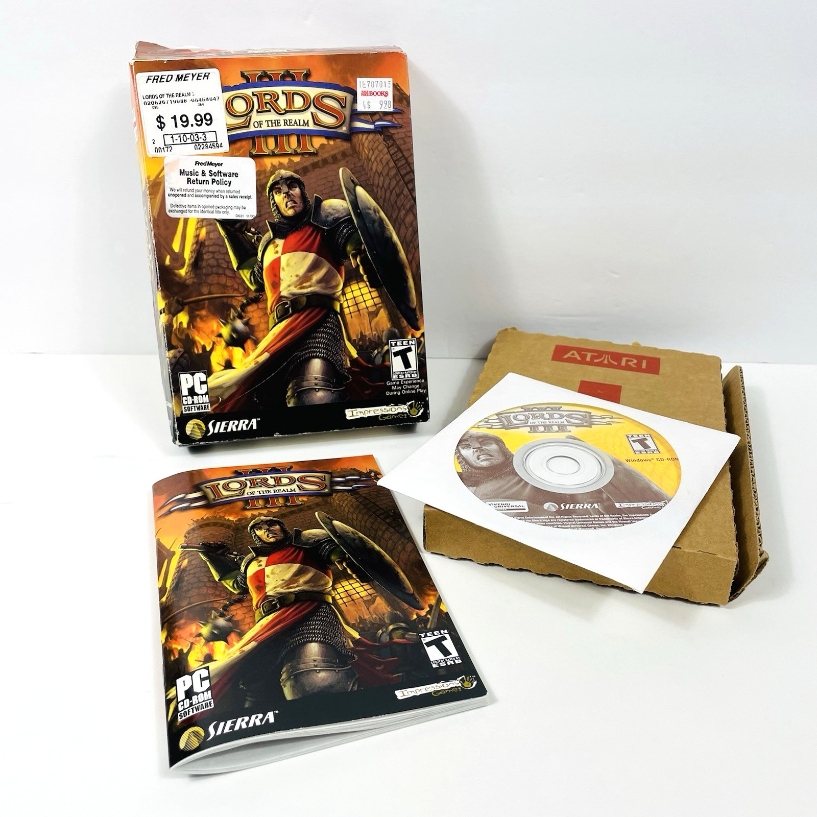 Lords of the Realm 3, 2003 PC CD-ROM