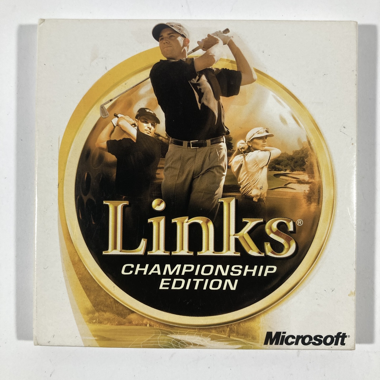 Links Championship Edition PC CD-ROM Microsoft 2001 Golf Game ESRB E 4 Discs