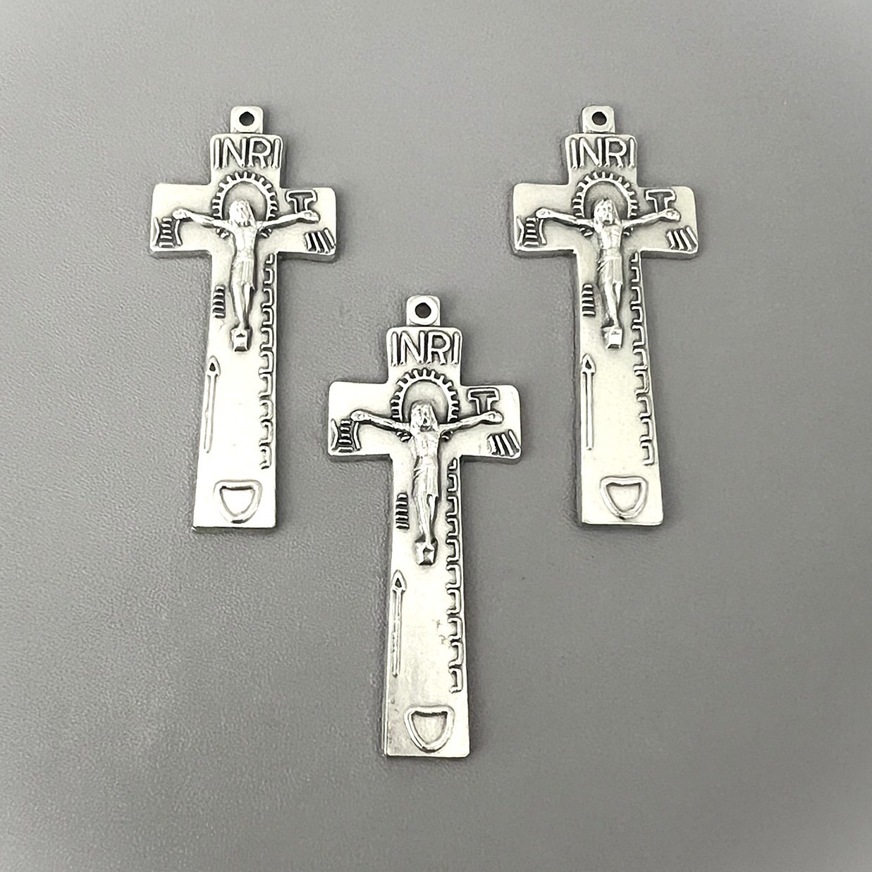 3 pc Celtic Irish Penal Rosary Crucifix / 2