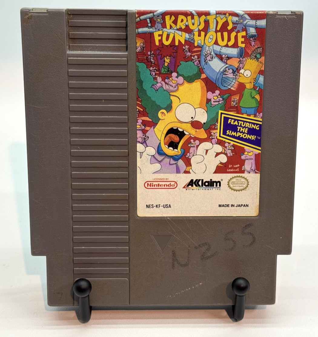 Krusty's Fun House for the Nintendo NES - Cartridge Only - Tested