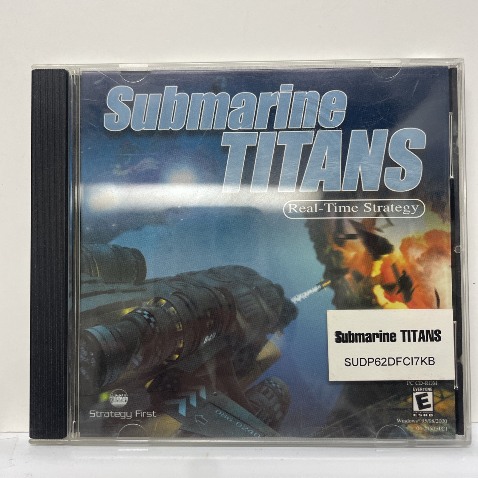 Submarine Titans Real-Time Strategy Video Game CD-ROM