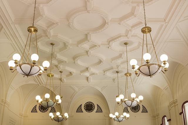 Ed Edmondson Courthouse Oklahoma City Oklahoma 1970s Ceiling Light Fixtures