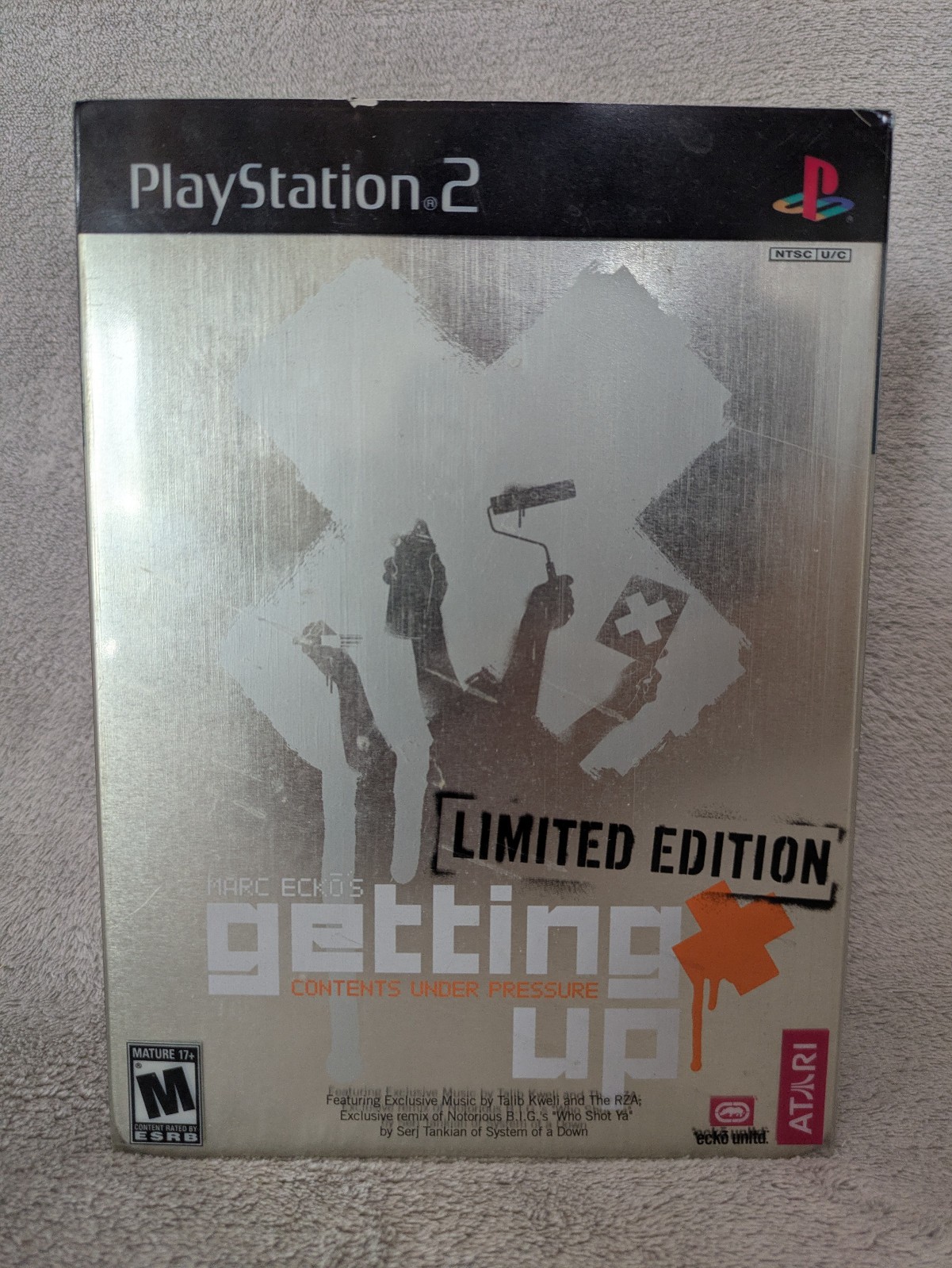 Marc Ecko's Getting Up: Limited Edition -- Sony PlayStation 2 PS2 -- Missing Pen