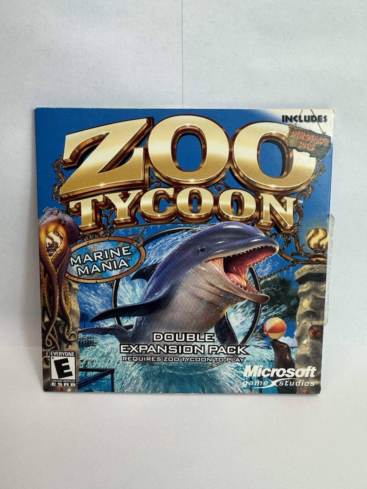 Zoo Tycoon - Marine Mania expansion - PC CD ROM - Rare Game - Tested - Working