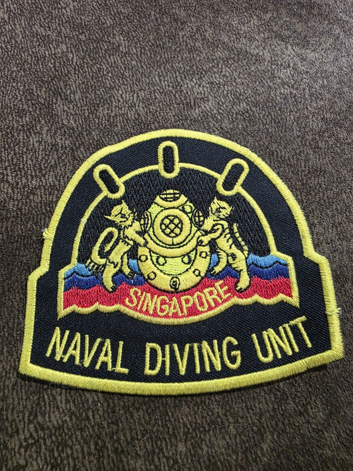 Singapore Navy Vigilant Naval Diving Unit Embroidered Patch Special Ops Forces