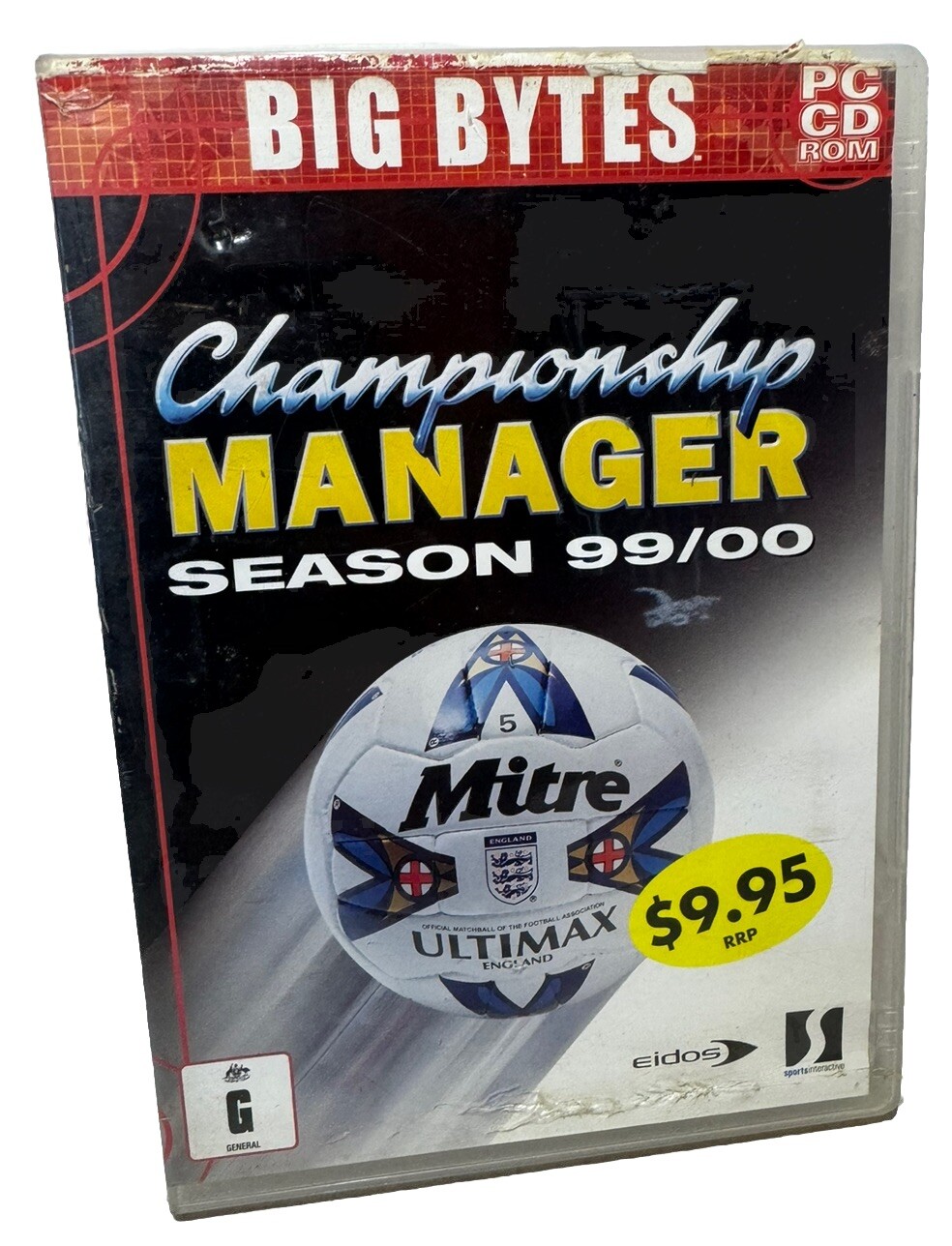 CHAMPIONSHIP MANAGER SEASON 99/00 PC GAME CD ROM BIG BYTES REDANT EIDOS Mint …