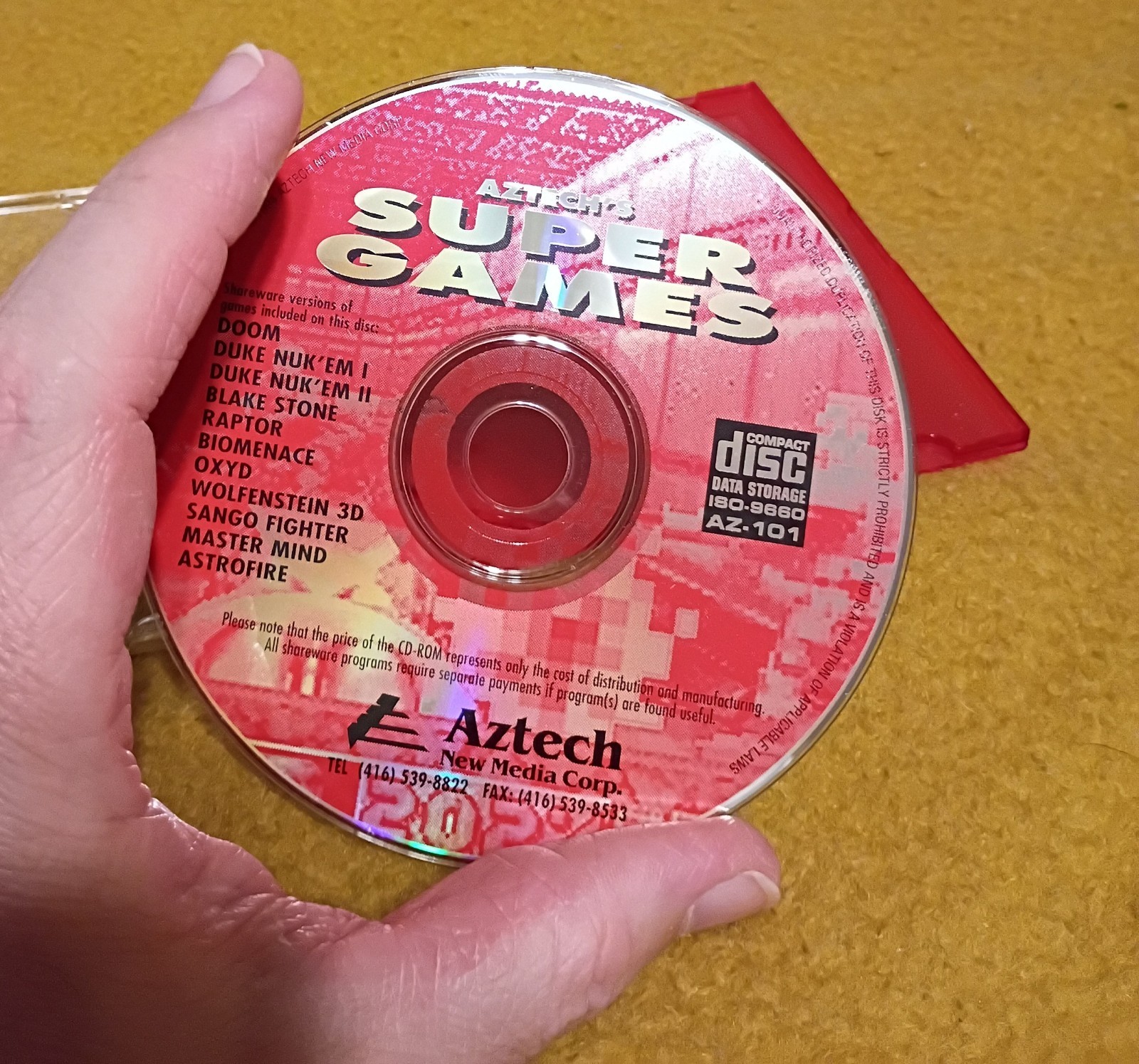 Aztech's Super Games CD