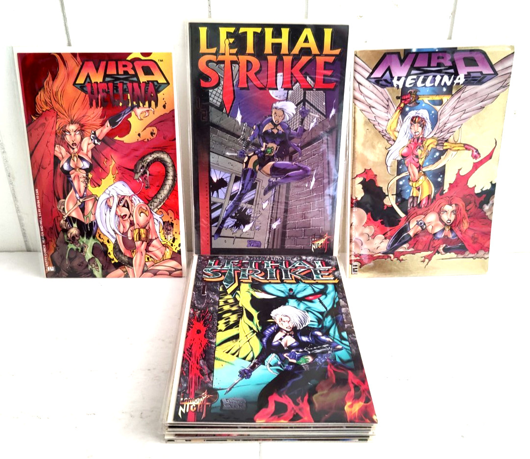 🔥Lethal Strike Nira Cyber Angel Lot of 12 Entity Comics🔥