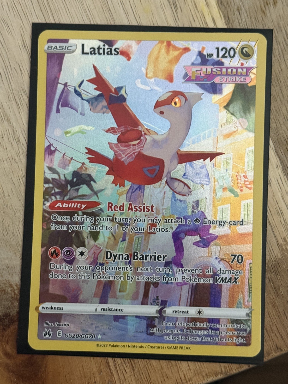 Pokémon TCG Latias Galatian Gallery GG20/GG70 Crown Zenith