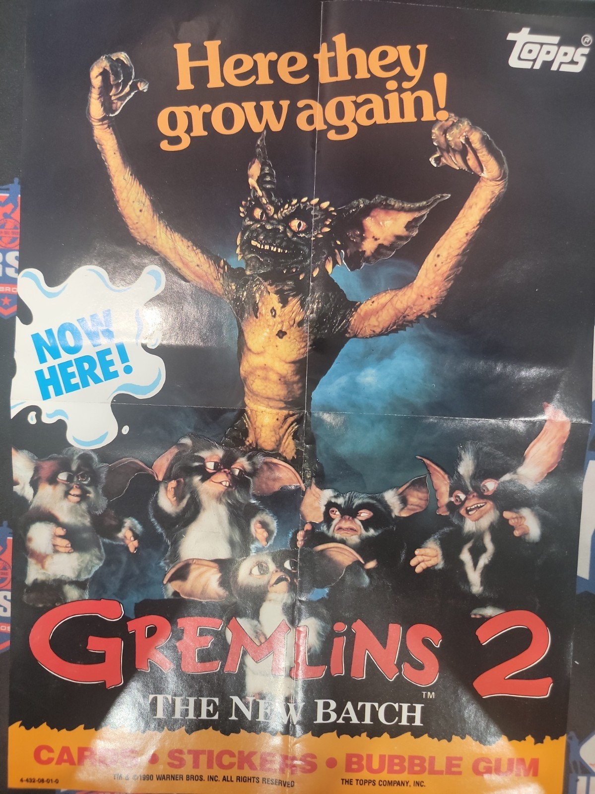 Gremlins 2 New Batch 1990 Topps Marketing Poster 10\