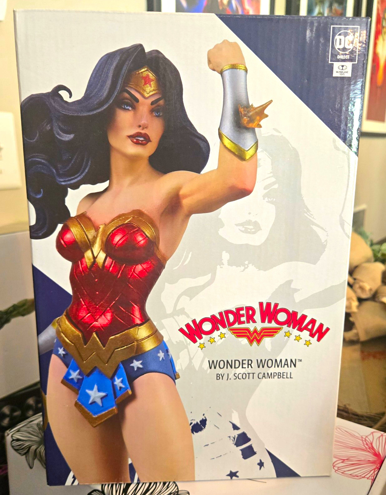 McFarlane Toys Wonder Woman J. Scott Campbell 1:7 ResinStatue Limited Ed 289/945
