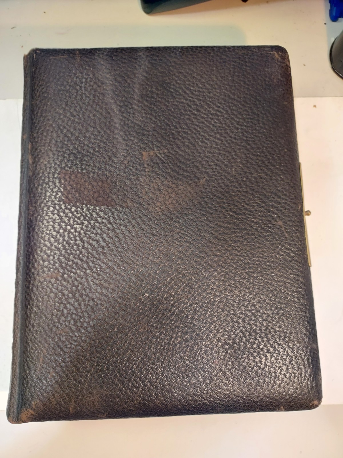 1880s Victorian Leather Cabinet Card Album W/44 Photos-Full-Many Children & Toys