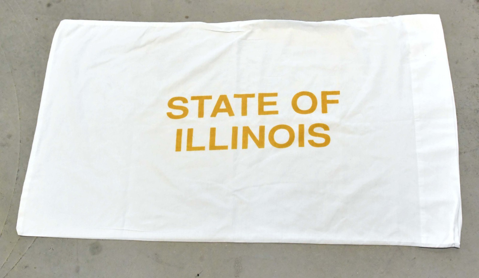 UNIQUE VINTAGE STATE OF ILLINOIS PILLOW CASE PRINTED