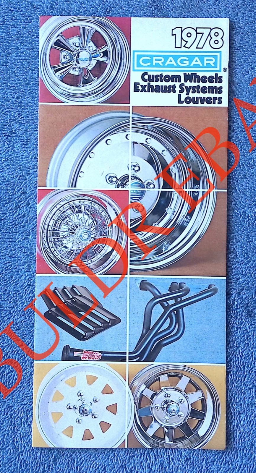 1978 Cragar Wheels Headers and Louvers Parts Pamphlet Catalog