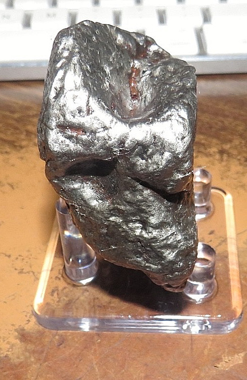 314 GM CAMPO DEL CIELO IRON METEORITE AA GRADE .7 LBS JAL STAND
