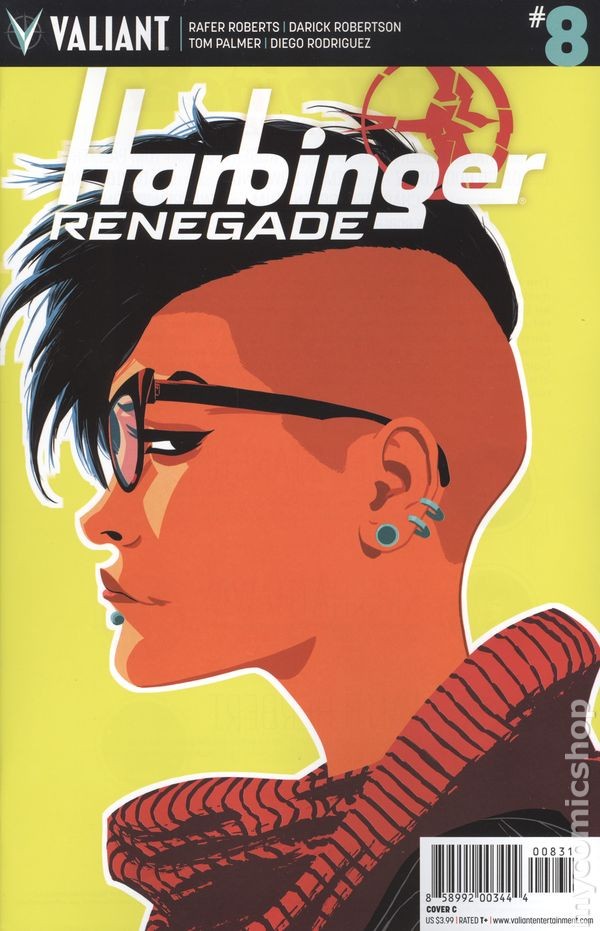 Harbinger Renegade #8C VG 2017 Stock Image Low Grade