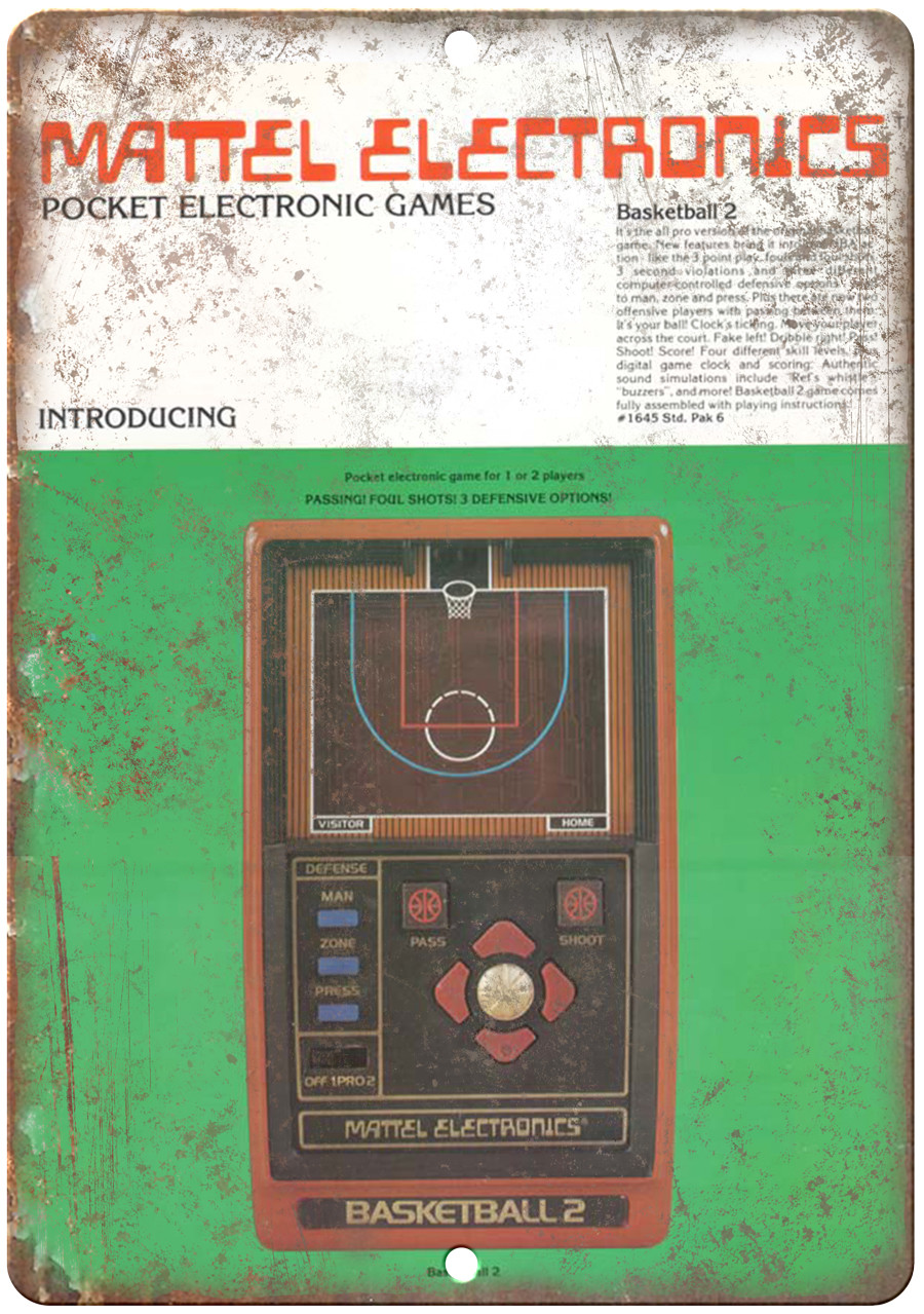 Mattel Electronics Basketball Hand Held Game 12