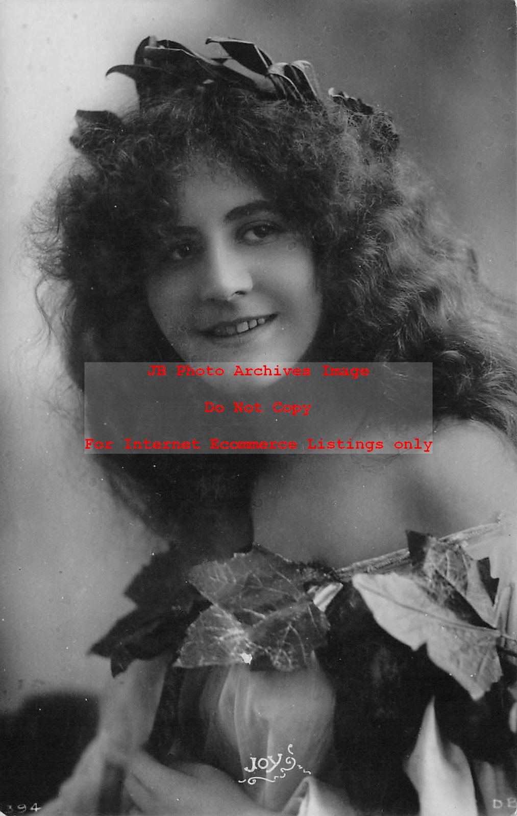 English Stage Actress? RPPC, Pretty Woman in Costume, Fashion, Davidson Bros