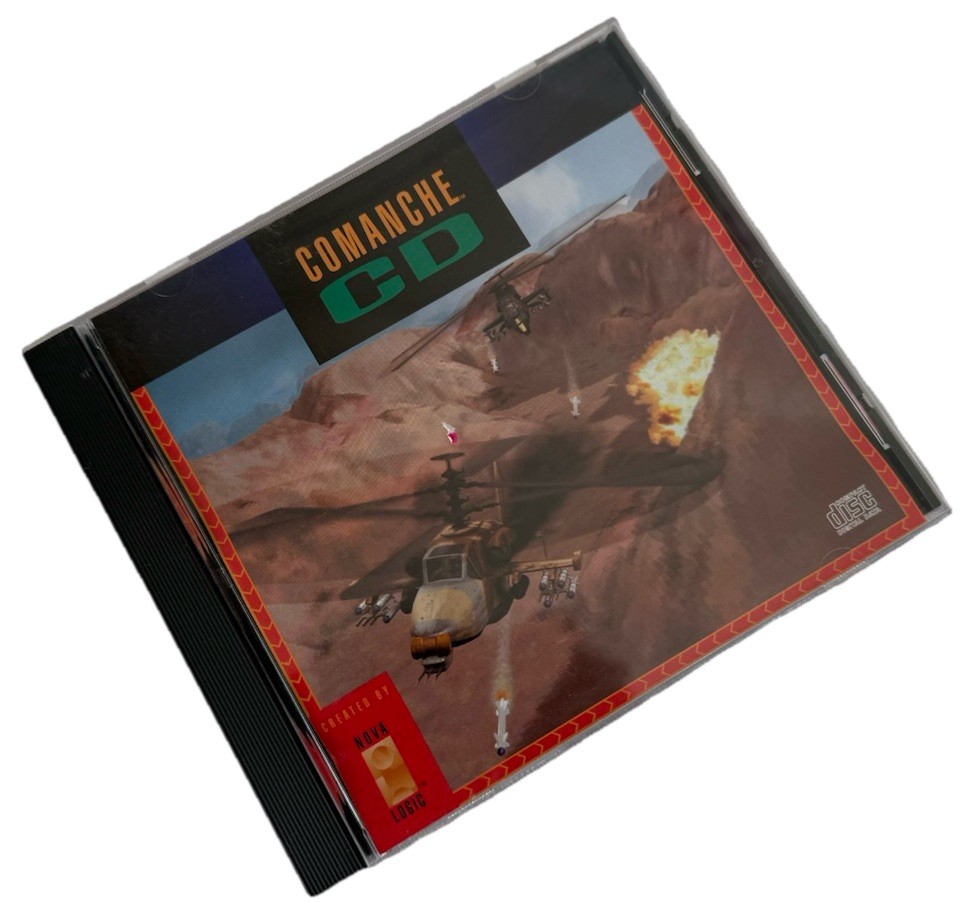 Comanche CD PC Game Windows Vintage Simulation Big Box Disc No Manual