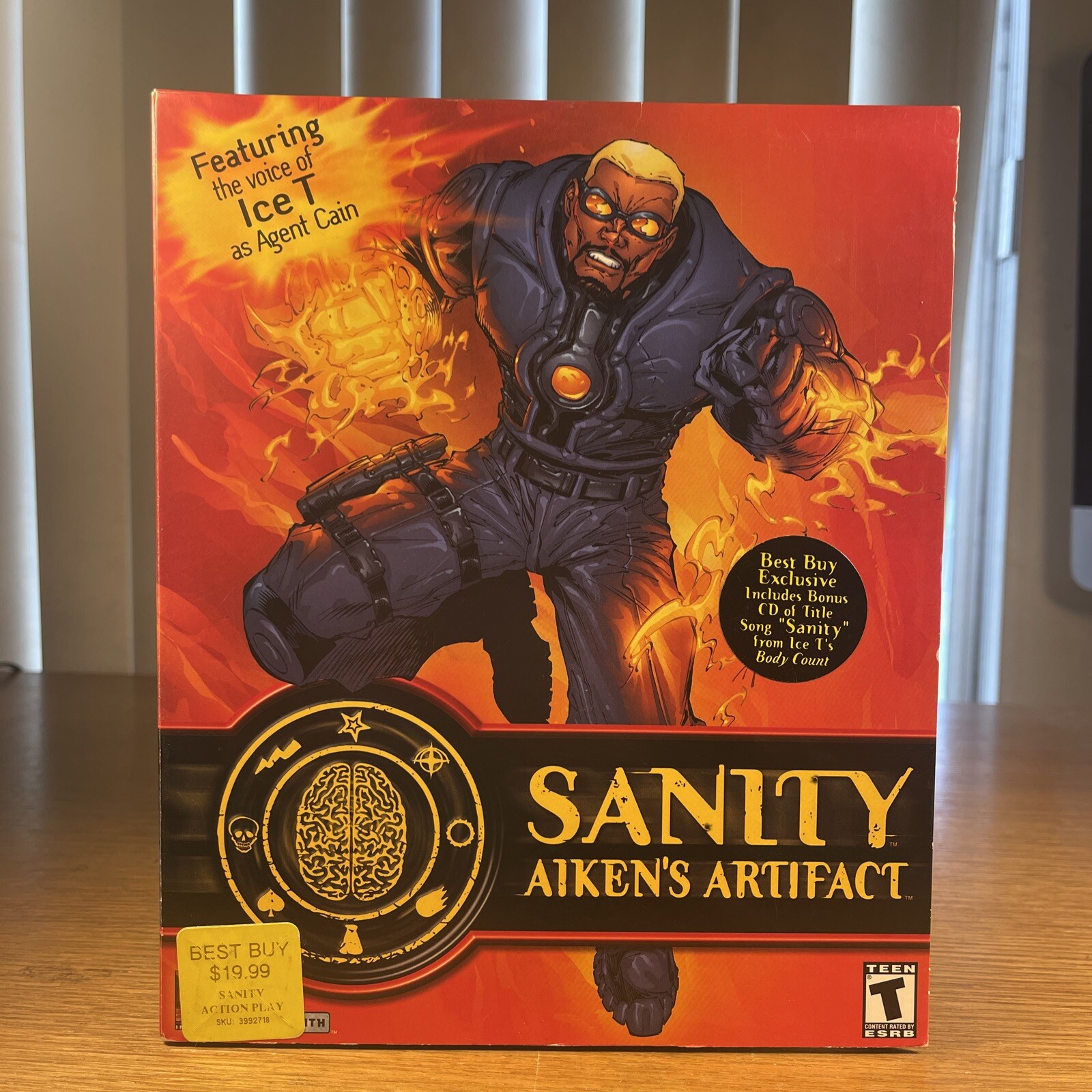 Sanity Aikens Artifact (PC CD) New Retail Store Big Boxed Edition Sealed Ice T