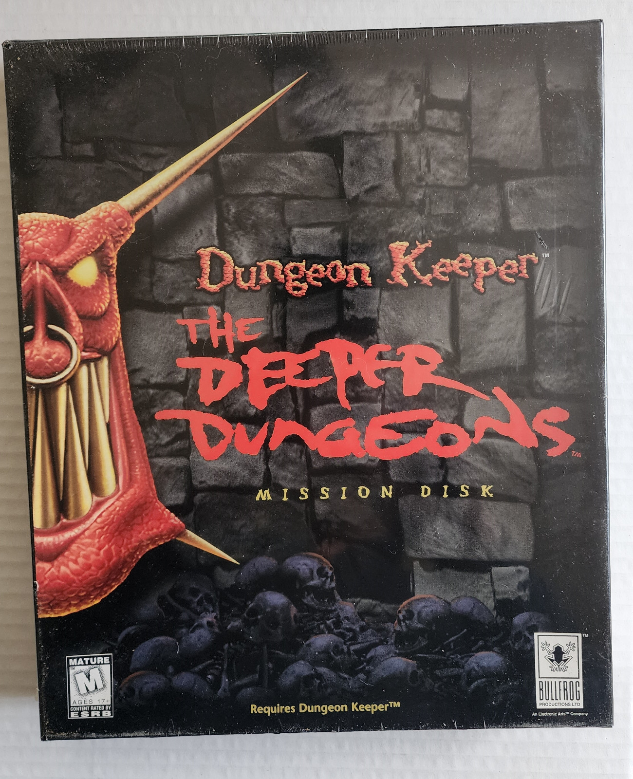 Dungeon Keeper The Deeper Dungeons (1997) PC NEW Big Box Factory Sealed ~Rare~