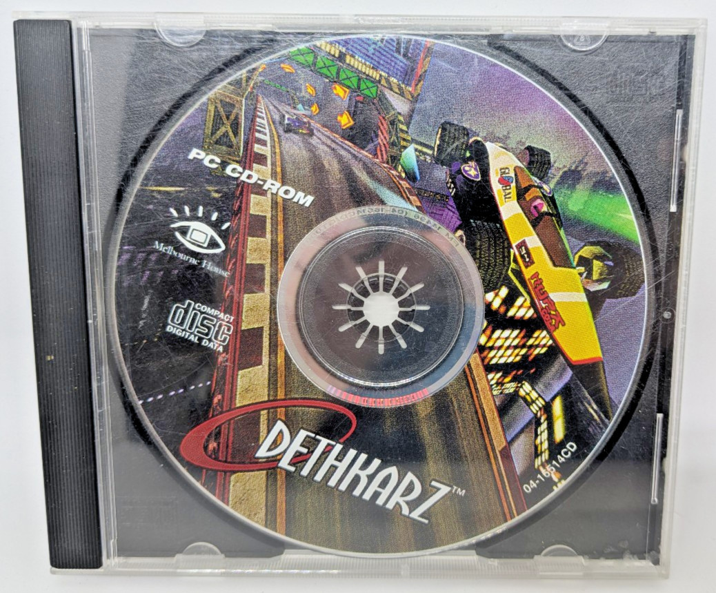 Dethkarz (PC, 1998) CD-ROM Video Game RARE - DISC & CASE, NO MANUAL