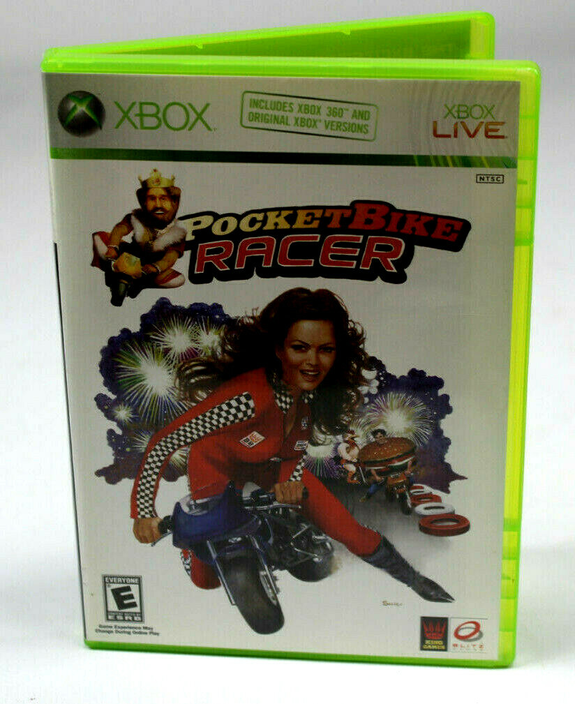 XBox Rocket Bike Racer Video Game X Box Manual Box