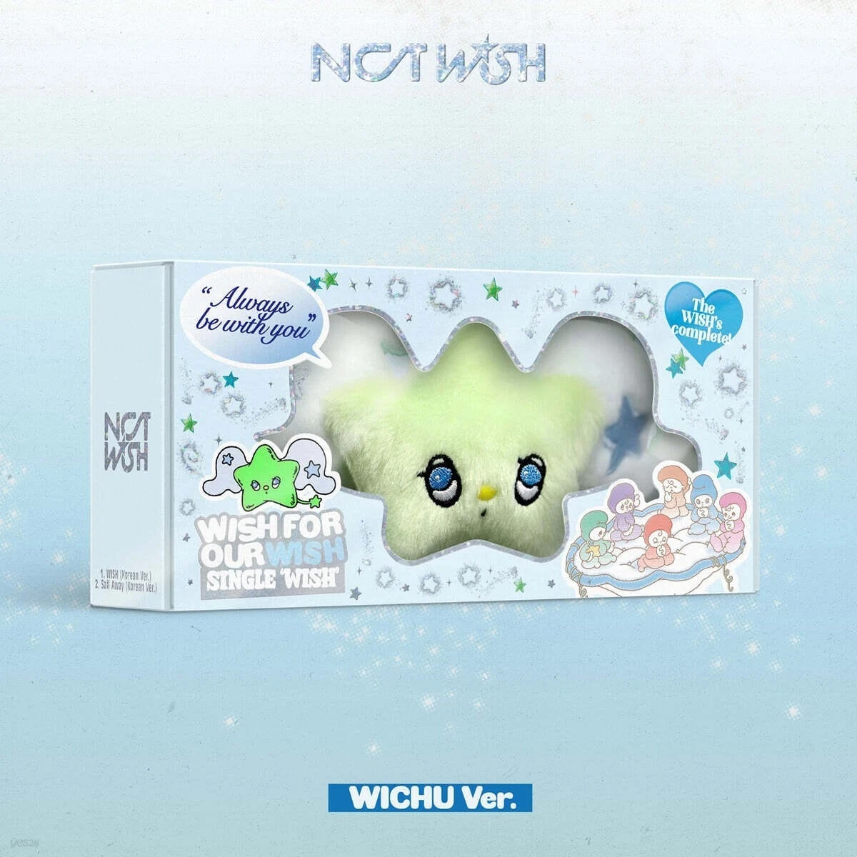 NCT Wish Wish Single Album Wichu Keyring Ver + Track