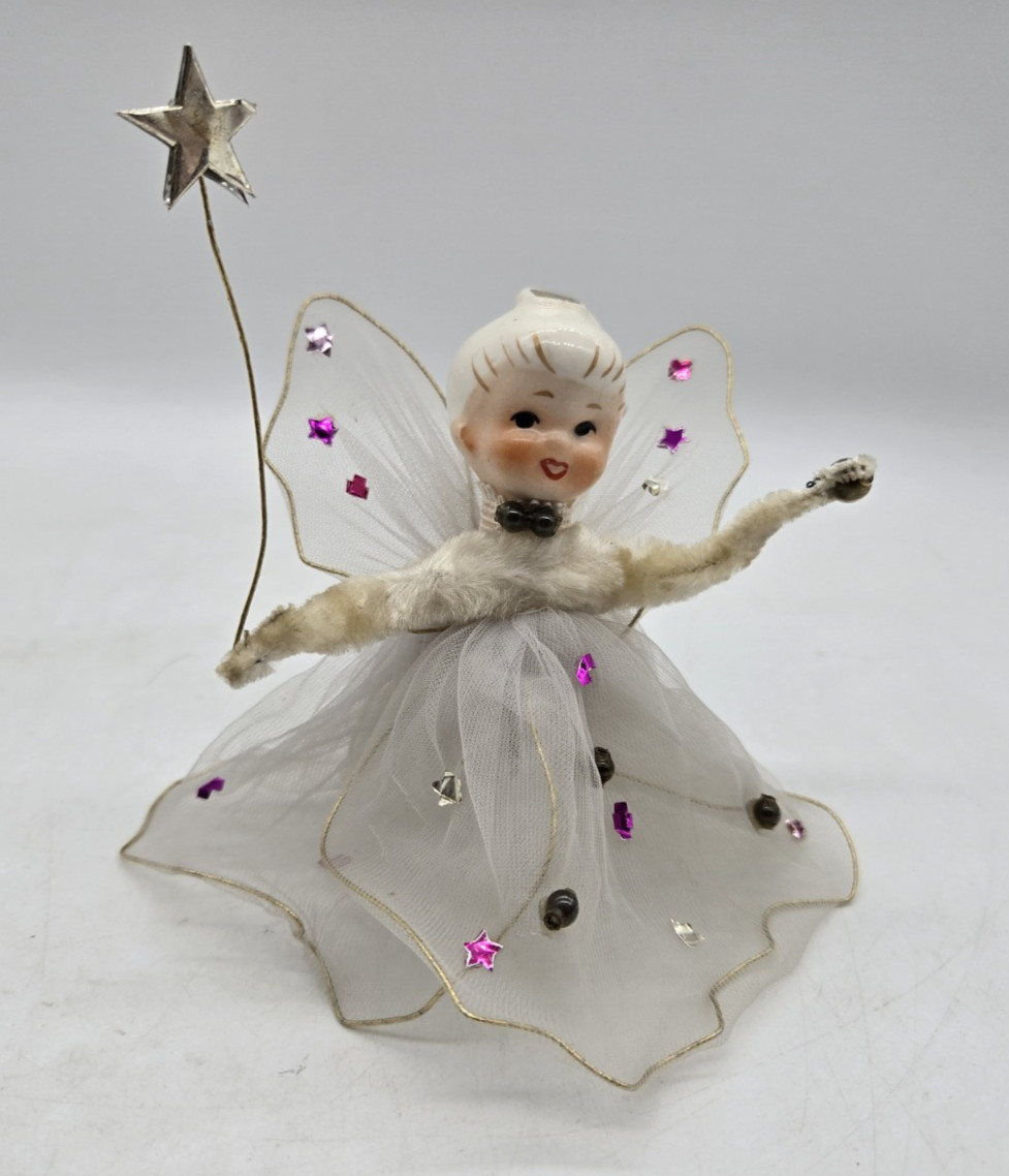 Vintage MCM Angel, Tule, Made In Japan