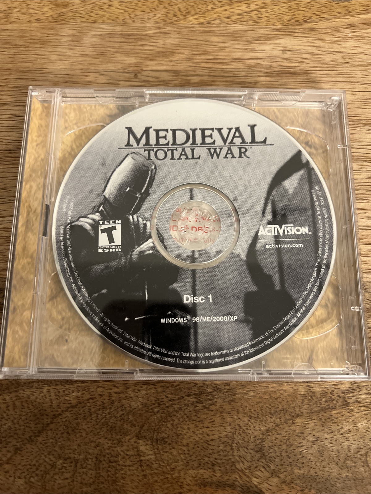 Medieval Total War Video Game PC CD-ROM T-Teen ACTIVISION (Pre-Owned) 