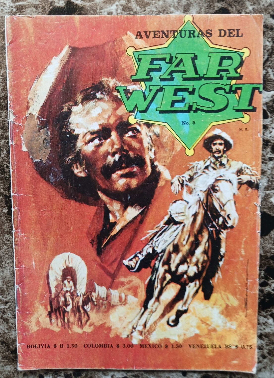 Aventuras Del Far West 5 (1965 EDITORIAL BRUGUERA) Silver Age Western Spanish 