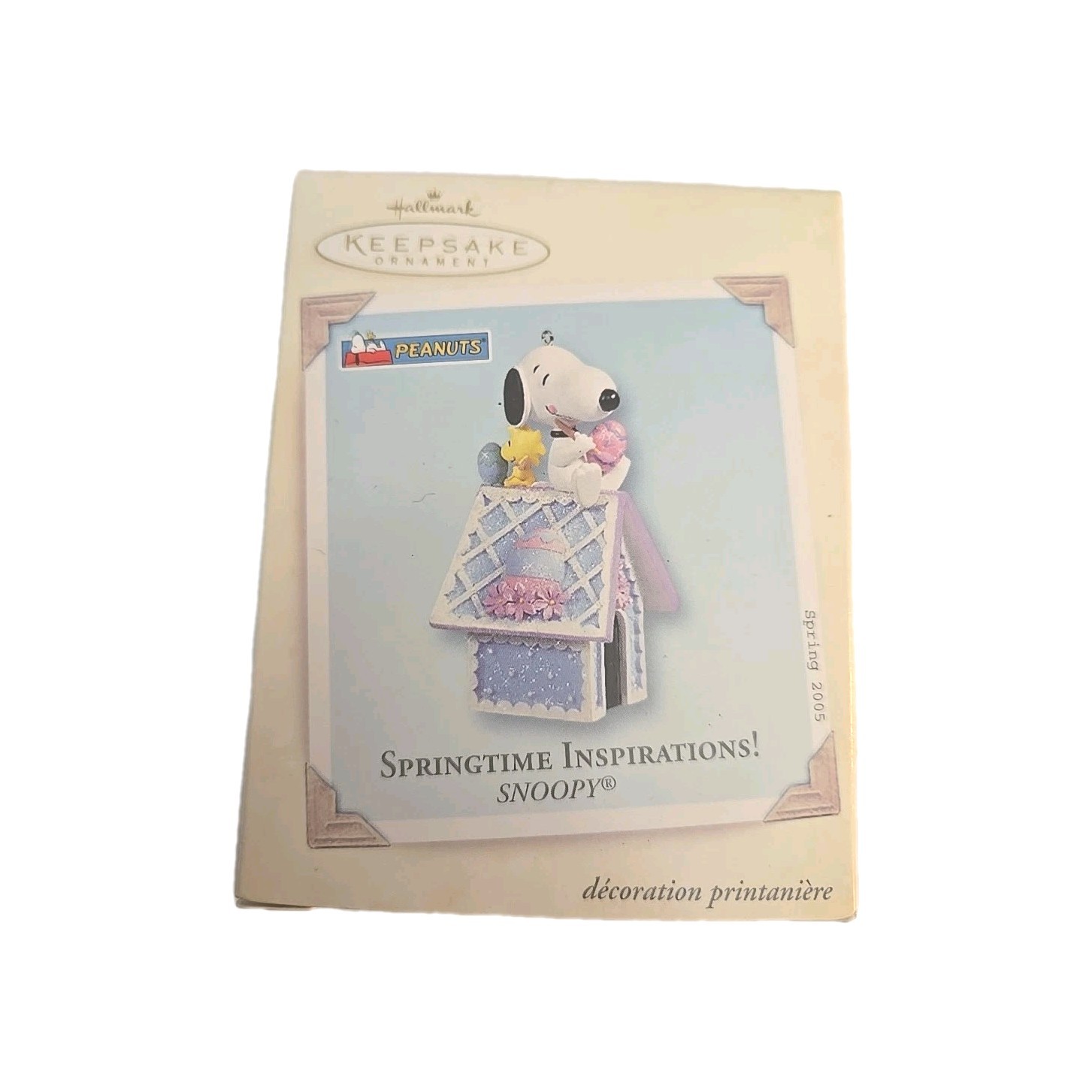 2005 NIB Hallmark Keepsake Ornament Springtime Inspirations, Snoopy, Peanuts