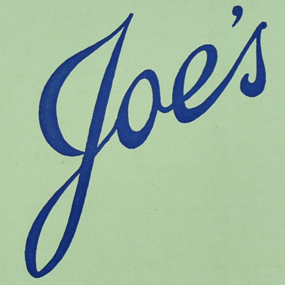 1968 Joe\'s Restaurant Menu 227 Biscayne Street Miami Beach Dade County Florida