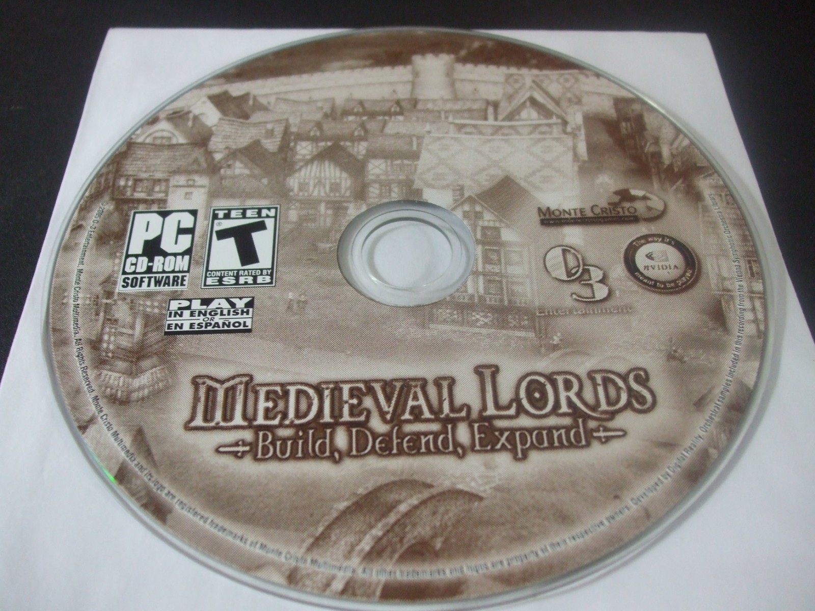 Medieval Lords: Build, Defend, Expand (PC, 2007) - Disc Only
