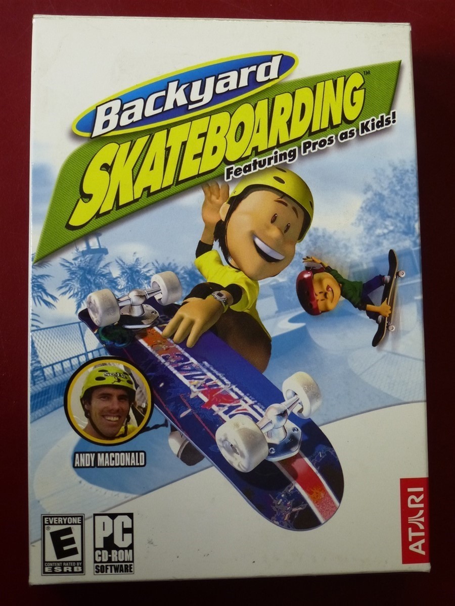 Video Game PC Backyard Skateboarding w/ Andy Macdonald 2004 NEW SEALED BOX