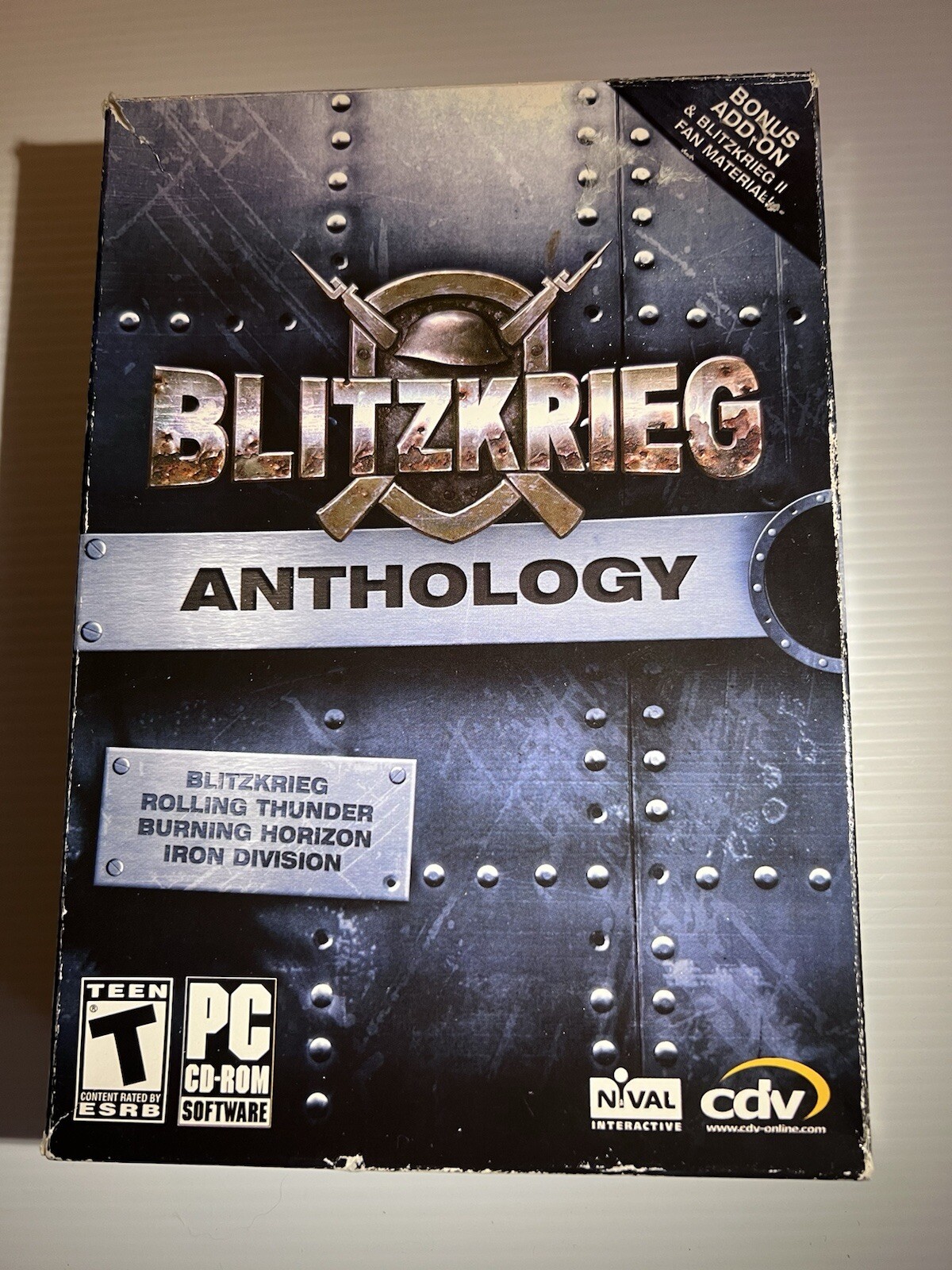Blitzkreig Anthology 5-Disc PC-CD ROM Windows