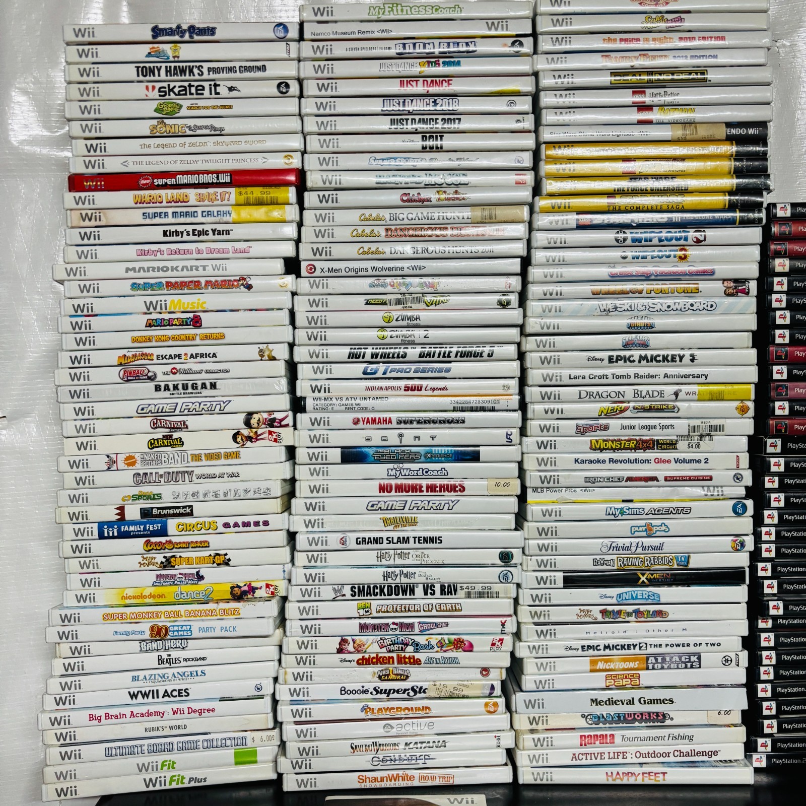 U PICK - Nintendo Wii Games - Kirby Mario Kart Party Sonic Zelda Donkey Kong +