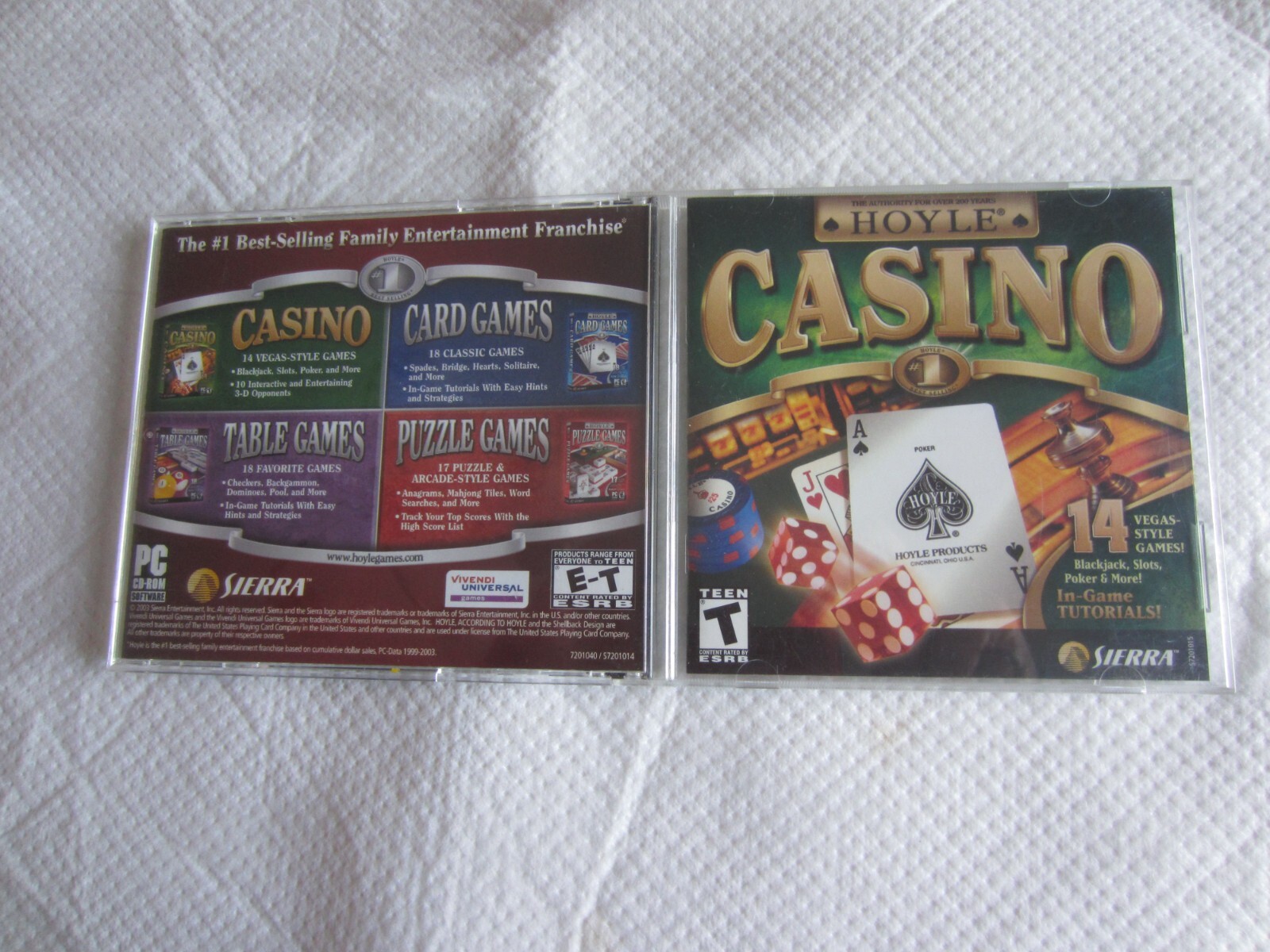 Hoyle Casino (PC, Jewel Case, 2003)