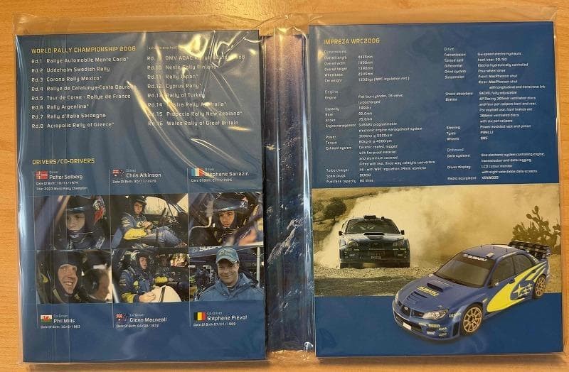 Subaru Impreza WRC 2006 DVD Fan Club Limited Edition Unopened