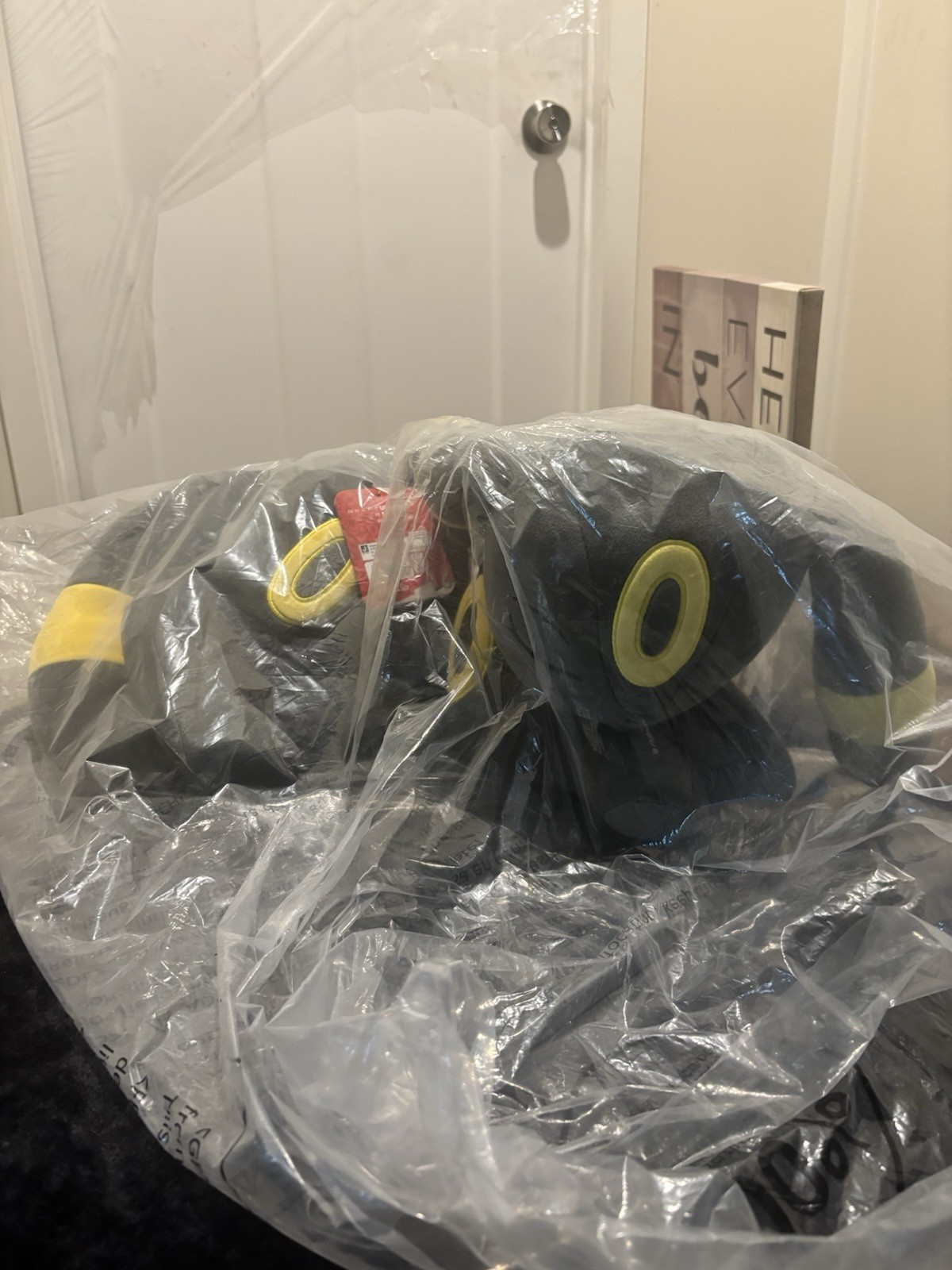 Pokémon Umbreon Sleeping 18 Inch Large Plush Toy Stuffed Animal Brand New NWT