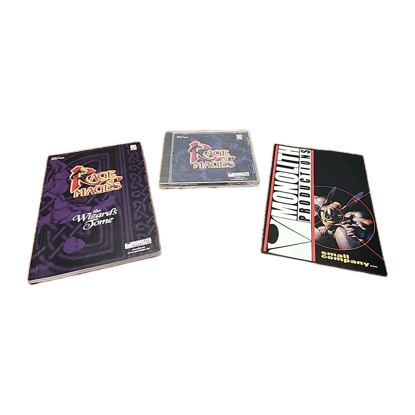 Rage of Mages (Monolith 1998) Vintage PC Video Game w/ Manual ~ New without Box