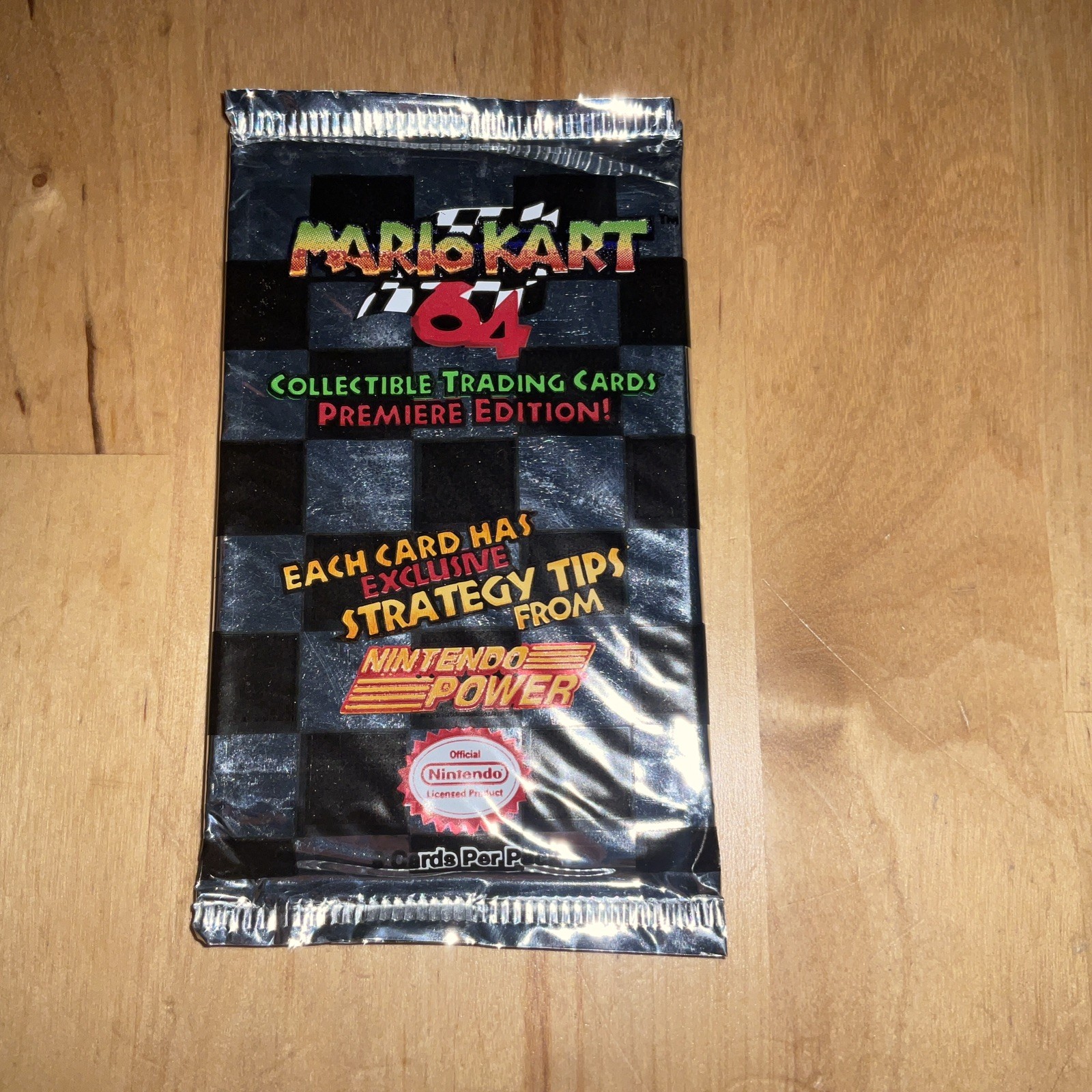 RARE SEALED Pack 1997 Mario Kart 64 Nintendo Power Trading Cards  Mario kart new