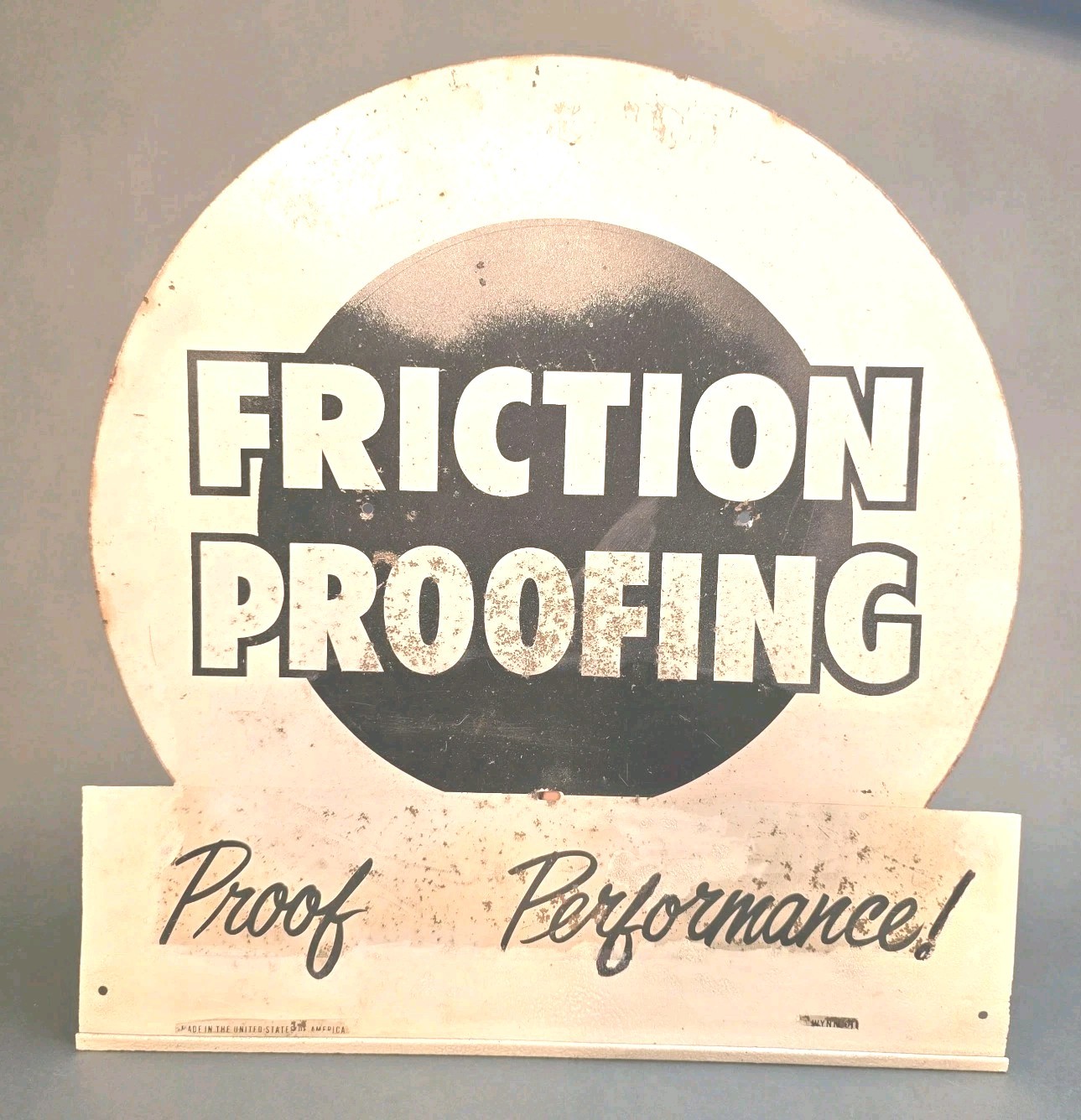 Vintage Wynn's Friction Proofing Tin Sign  21