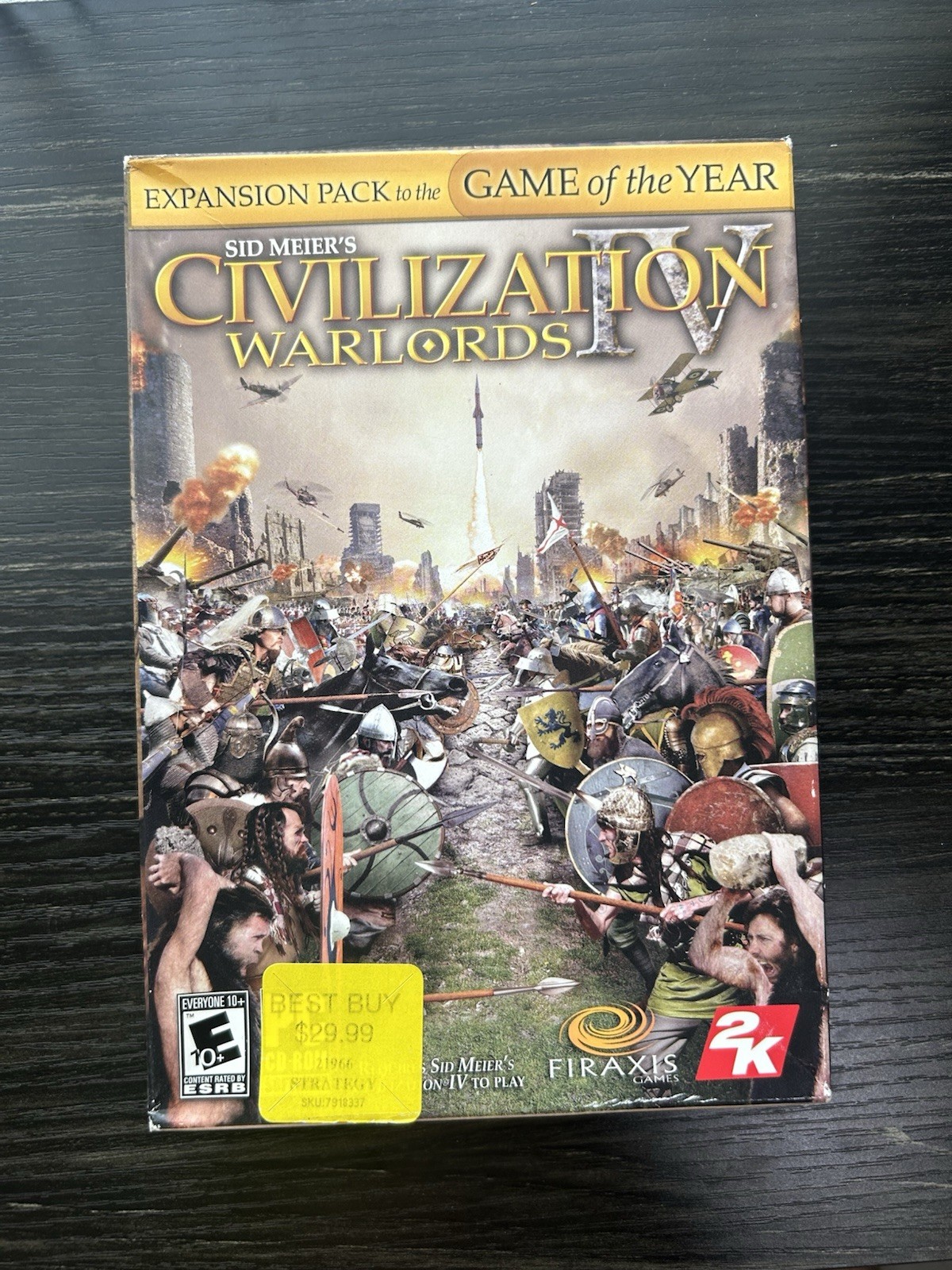 Firaxis Computer Game Sid Meier's Civilization IV - Warlords New Fast 