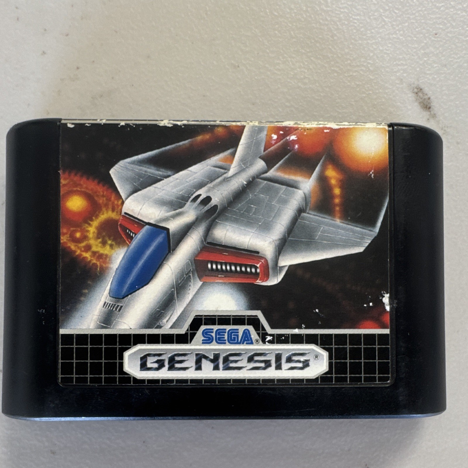 SEGA Sega Genesis Video Game Cartridge NTSC-U/C Jet/Fighter Label Artwork