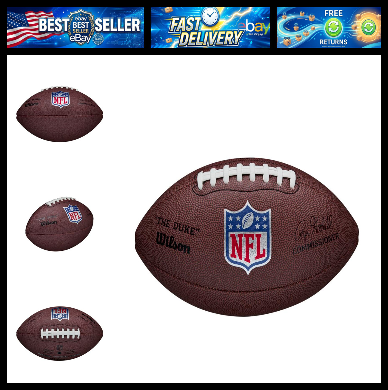 WILSON NFL Authentic Footballs - The Duke