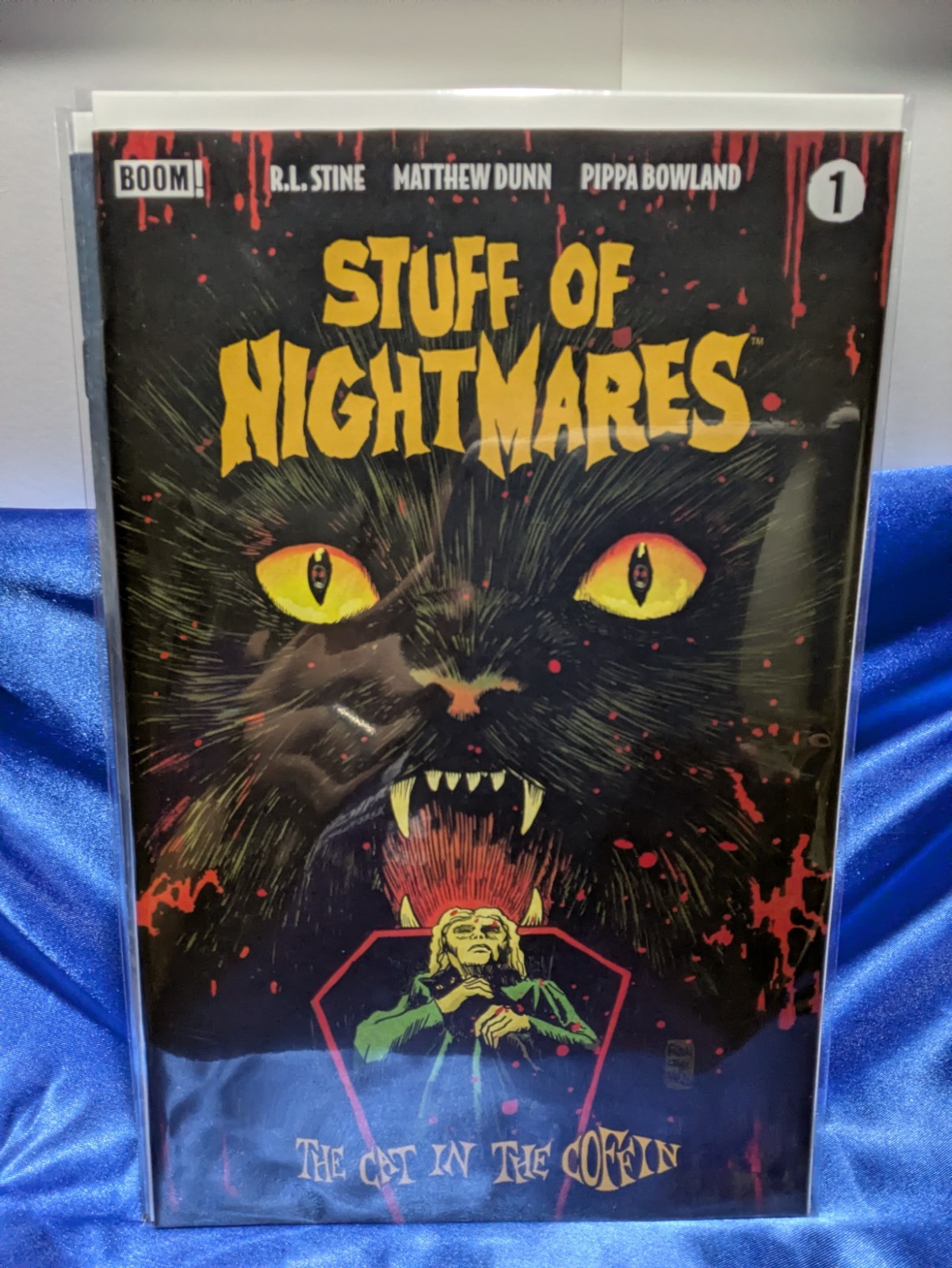 Stuff of Nightmares: The Cat in the Coffin #1 Cover A Boom.  We Combine. 