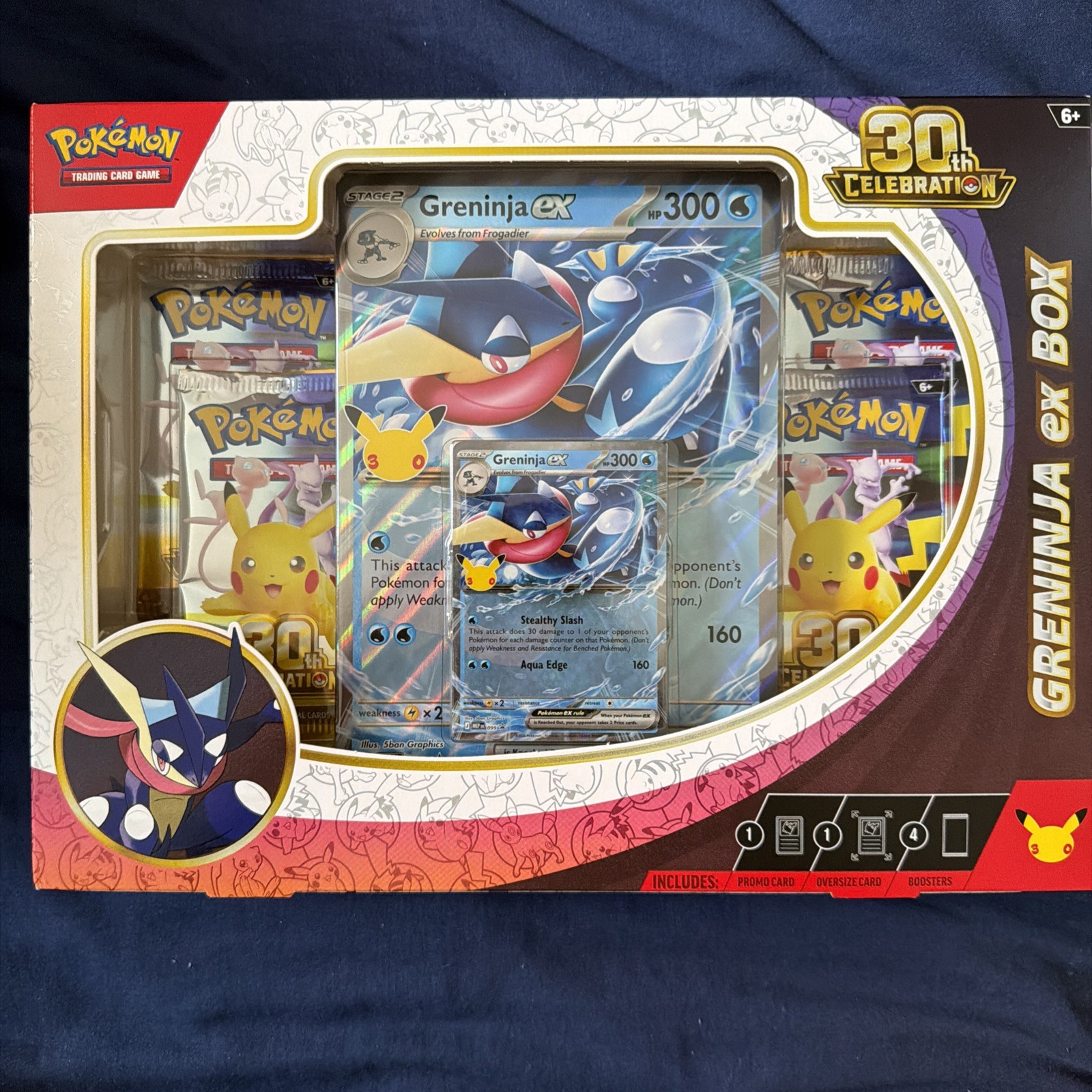 Pokemon Trading Card Game: 30th Celebration Greninja ex Box