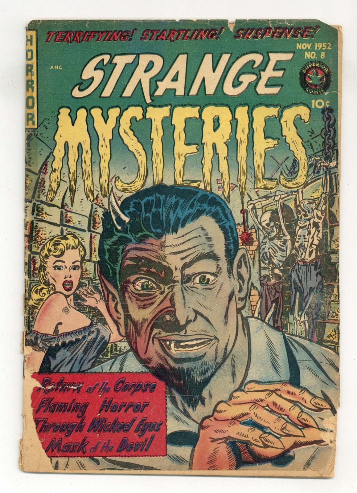 Strange Mysteries #8 FR/GD 1.5 1952