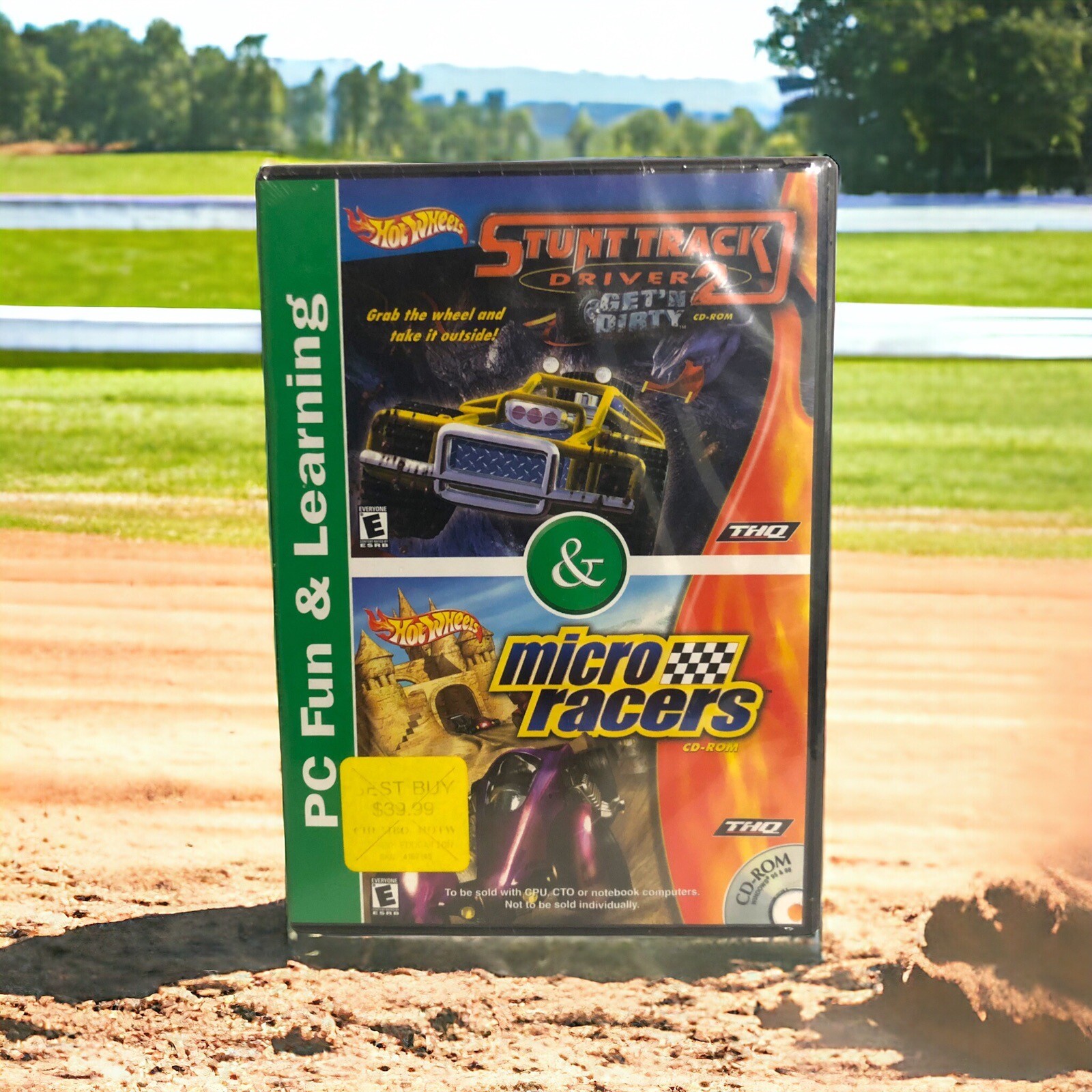 Hot Wheels Stunt Track Driver 2 & Micro Racers PC Fun & Learning Game CD-ROM